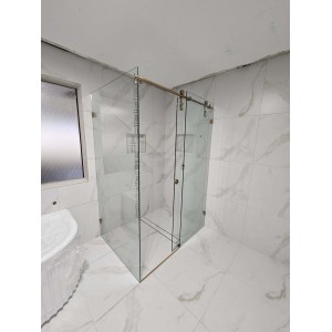 Sero-L Frameless Sliding Door L Shape Shower Screen 1151-1200 * 900 * 2000H
